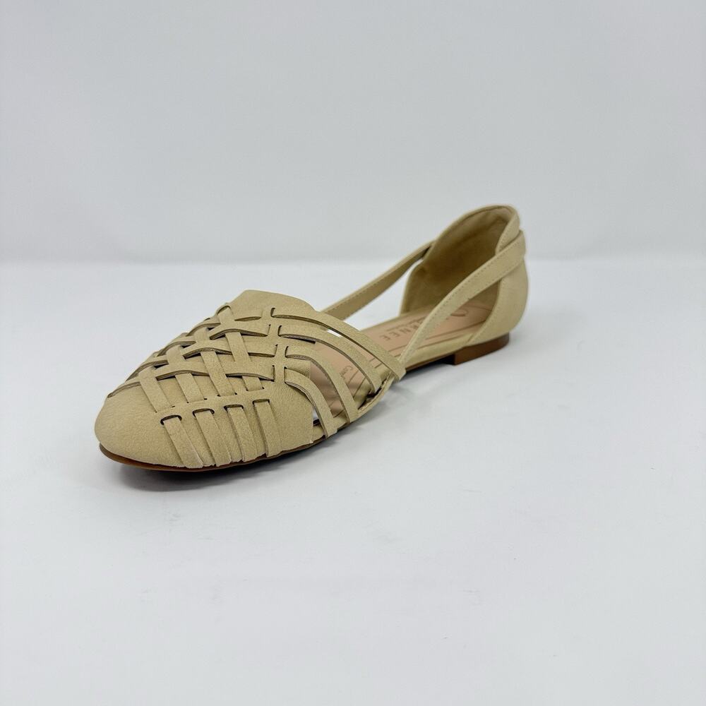 Journee Collection Ekko Sand Flats Sand Nubuck Women’s Size 7
